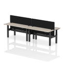 Air 4 Person Height Adjustable Bench Desk - Back-to-Back 600mm