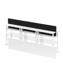 Air 6 Person Height Adjustable Bench Desk - Slimline 600mm Depth