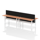 Air 4 Person Height Adjustable Bench Desk - Back-to-Back 600mm