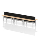 Air 6 Person Height Adjustable Bench Desk - Slimline 600mm Depth