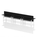 Air 6 Person Height Adjustable Bench Desk - Slimline 600mm Depth