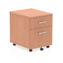Dynamic Office Solutions Impulse Mobile Pedestal in beech with two drawers