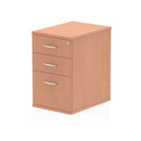 Dynamic Office Solutions Impulse Desk High Pedestal in Beech finish with multiple drawers