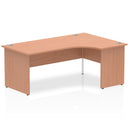 Dynamic Office Solutions 1800mm right corner desk with beech top and cantilever leg design