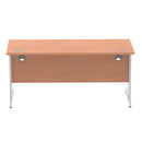 Impulse 1600mm Straight Desk Cable Managed Leg