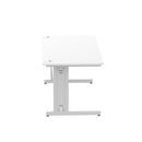 Impulse 1800mm Straight Desk Cable Managed Leg