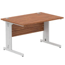 Impulse 1200mm Straight Desk Cable Managed Leg