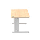 Impulse 1600mm Straight Desk Cable Managed Leg