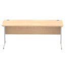 Impulse 1800mm Straight Desk Cable Managed Leg