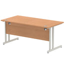 Impulse 1600mm Straight Desk Cantilever Leg