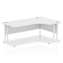 Impulse 1800mm Right Crescent Desk Cantilever Leg