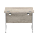 Impulse 1000mm Straight Desk Cable Managed Leg