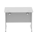 Impulse 1000mm Straight Desk Cable Managed Leg