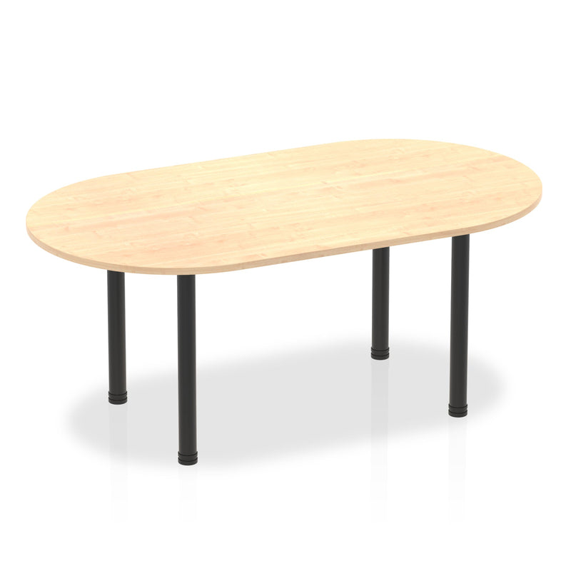 Impulse Boardroom Table With Post Leg