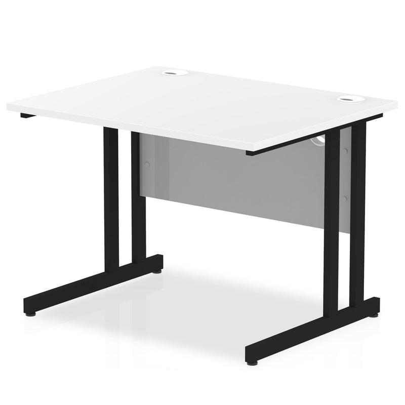 Impulse 1000mm Straight Desk Cantilever Leg