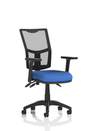 Dynamic Office Solutions Eclipse Plus III black mesh back task chair with adjustable seat height and optional armrests