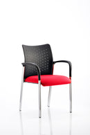 Academy Stacking Medium Back Mesh Visitor Office Chair