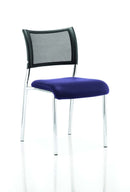Brunswick Stackable Visitor Chair - Mesh Back, Padded Seat