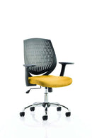 Dura Medium Back Mesh Office Chair with Arms - Nylon Backrest