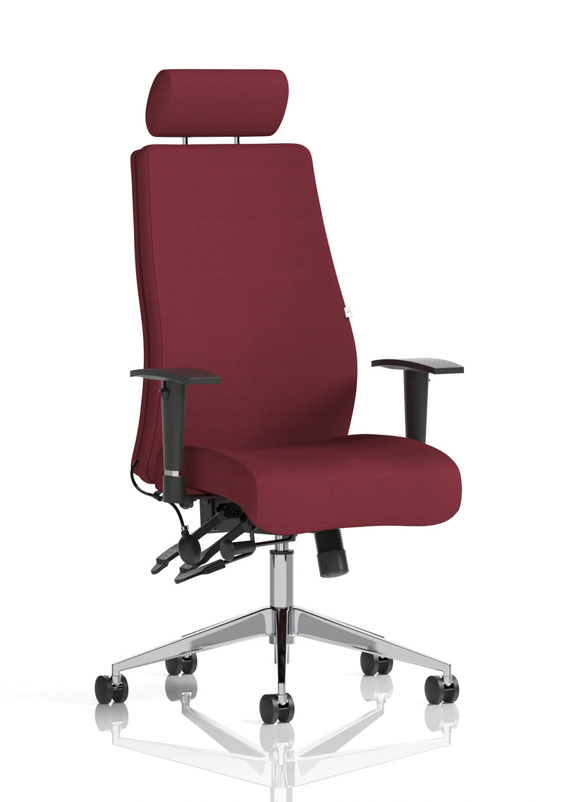 Jet 24 Hour Heavy Duty Ergonomic Office Chair - 23.5 Stone