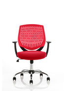 Dura Medium Back Mesh Office Chair with Arms - Nylon Backrest