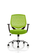 Dura Medium Back Mesh Office Chair with Arms - Nylon Backrest