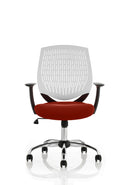 Dura Medium Back Mesh Office Chair with Arms - Nylon Backrest
