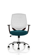 Dura Medium Back Mesh Office Chair with Arms - Nylon Backrest