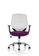Dura Medium Back Mesh Office Chair with Arms - Nylon Backrest