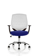 Dura Medium Back Mesh Office Chair with Arms - Nylon Backrest