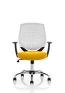 Dura Medium Back Mesh Office Chair with Arms - Nylon Backrest