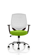Dura Medium Back Mesh Office Chair with Arms - Nylon Backrest