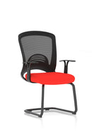 Astro Cantilever Visitor Chair - Mesh Back with Ergonomic Design