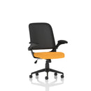 Crew Mesh Back Task Operator Chair with Folding Arms - Black