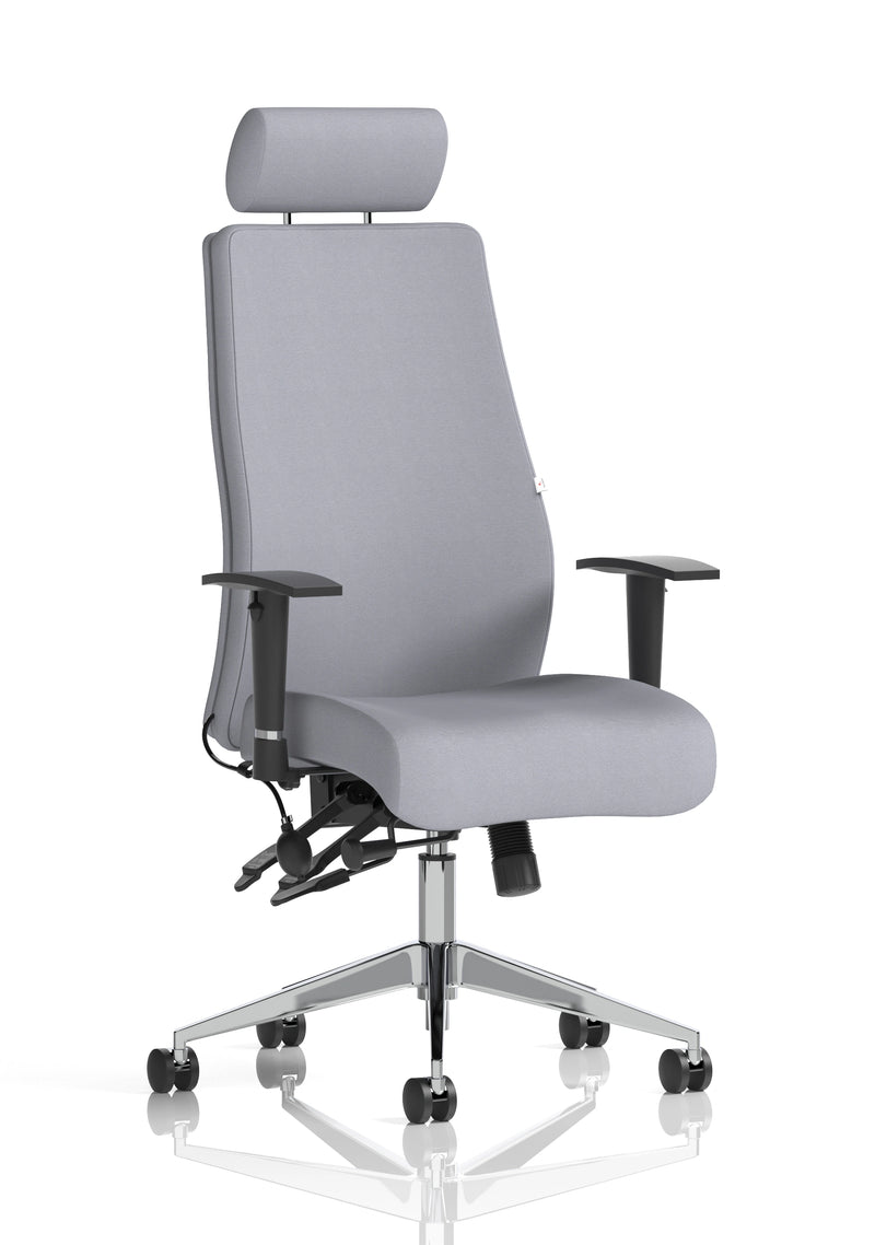 Jet 24 Hour Heavy Duty Ergonomic Office Chair - 23.5 Stone