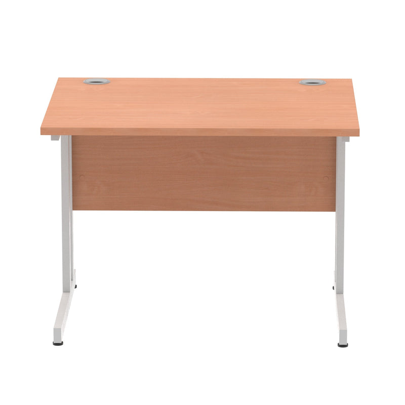 Impulse 1000mm Straight Desk Cantilever Leg