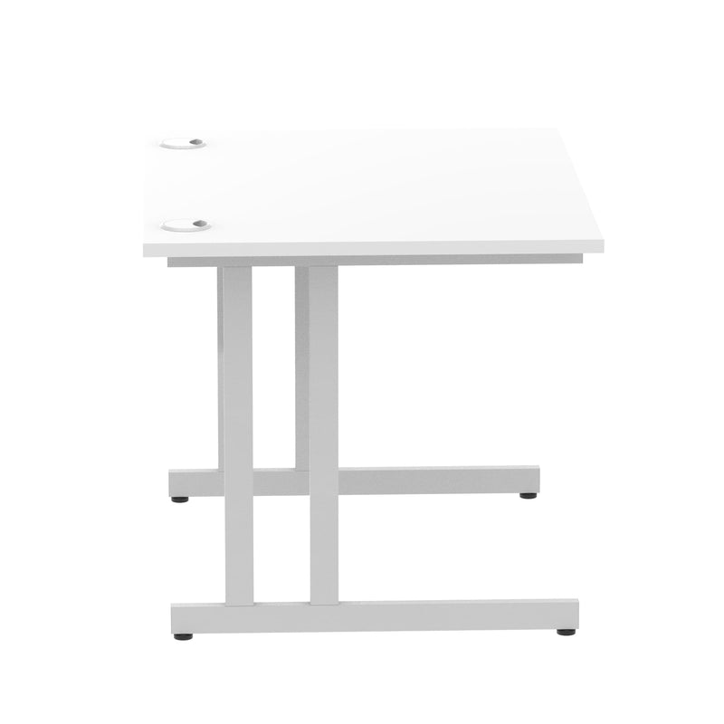 Impulse 1000mm Straight Desk Cantilever Leg