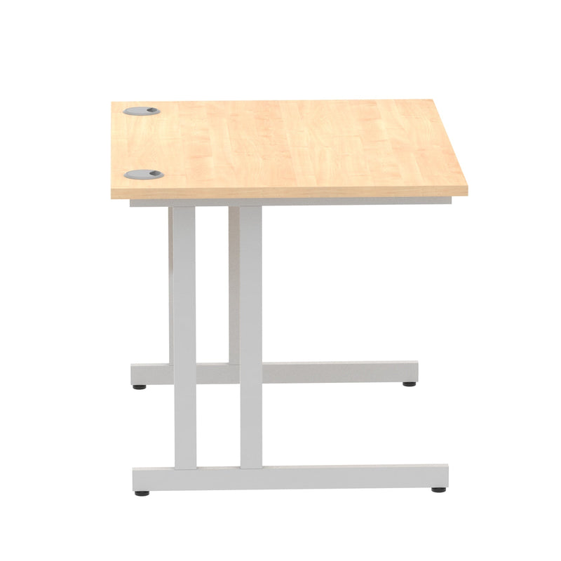 Impulse 1000mm Straight Desk Cantilever Leg