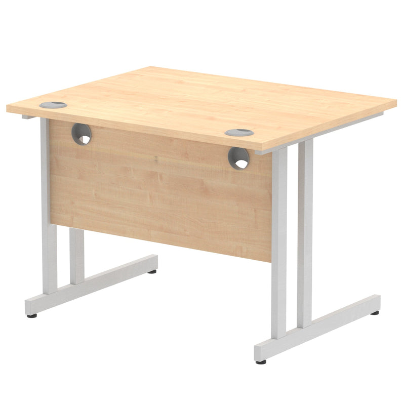 Impulse 1000mm Straight Desk Cantilever Leg