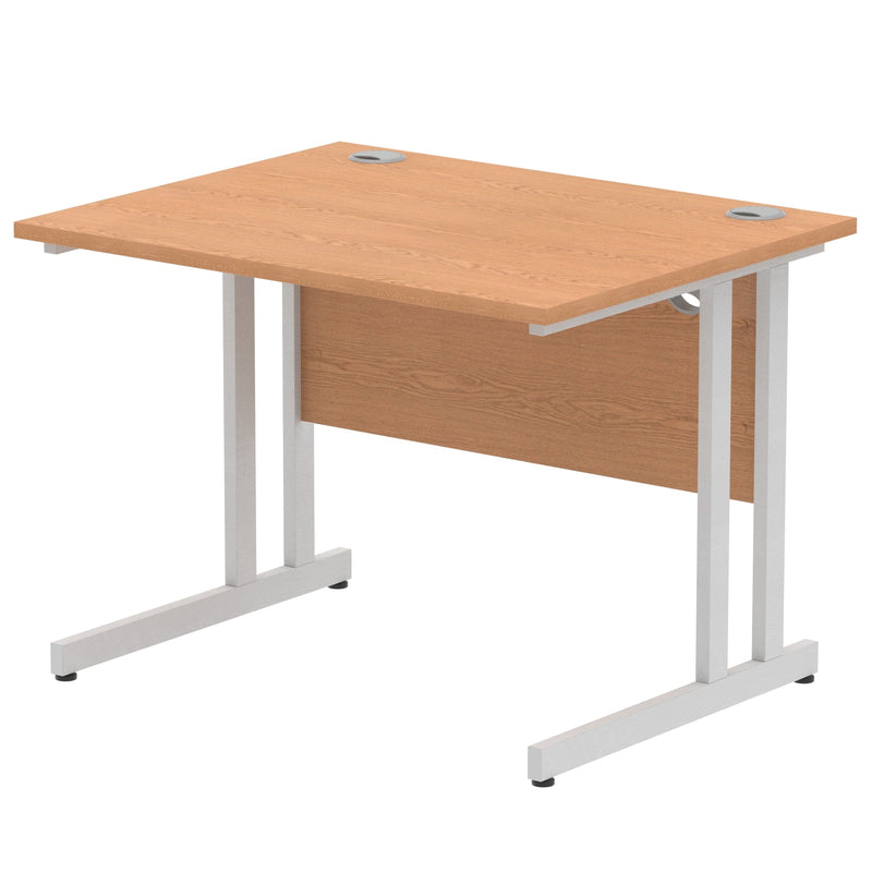 Impulse 1000mm Straight Desk Cantilever Leg