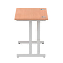 Impulse 1000mm Slimline Desk Cantilever Leg