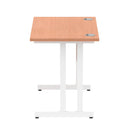 Impulse 1000mm Slimline Desk Cantilever Leg