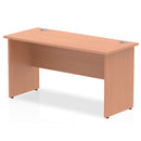 Beech slimline desk panel end leg by Dynamic Office Solutions in a compact design