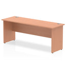 Dynamic Office Solutions Impulse 1800mm slimline desk with beech panel end legs