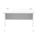 Impulse 1200mm Straight Desk Cable Managed Leg