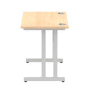 Impulse 1000mm Slimline Desk Cantilever Leg