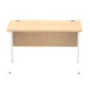 Impulse 1200mm Straight Desk Cable Managed Leg