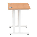 Impulse 800mm Slimline Desk Cantilever Leg