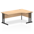 Impulse 1800mm Right Crescent Desk Cantilever Leg