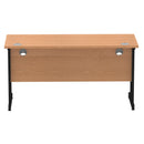 Impulse 1400mm Slimline Desk Cantilever Leg